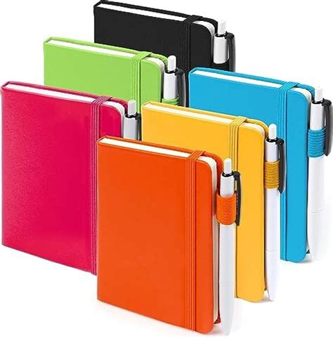 Feela Carnet De Notes De Poche A Avec Stylos Noirs Page Lign E