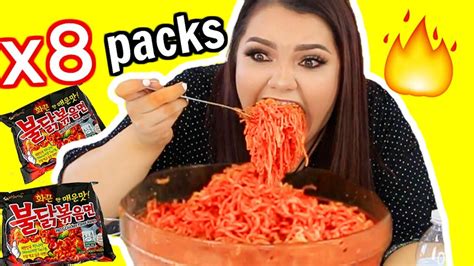 Extreme Spicy Noodle Challenge GONE WRONG Vomit Warning YouTube