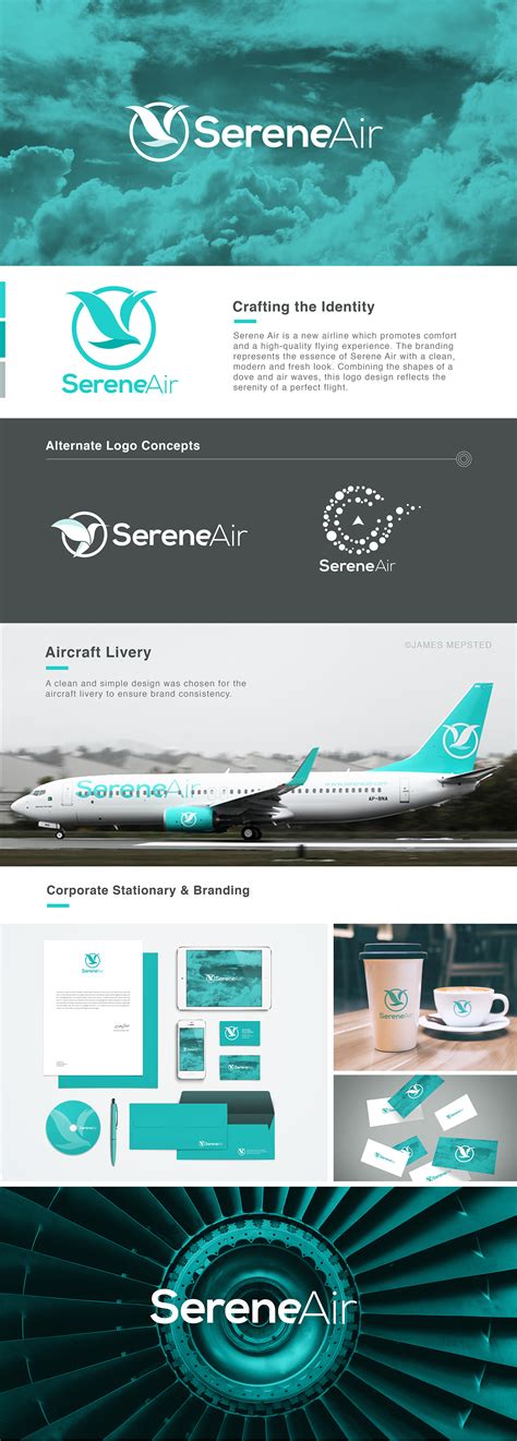 Airline Branding — Serene Air Behance