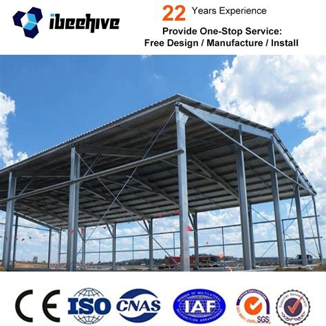 Lightweight Roof Truss Steel Beam Foundation Metal Truss Plates