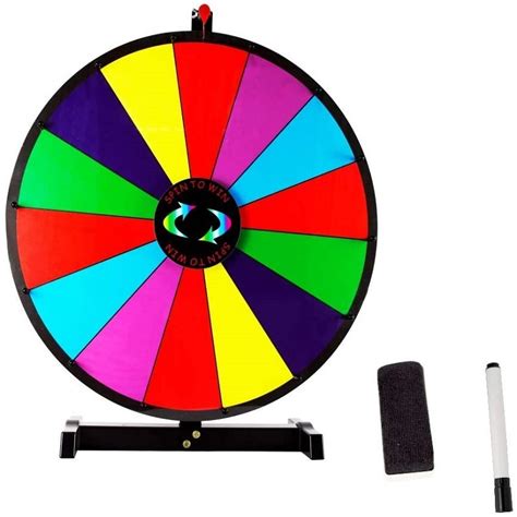 Custom Online Activity Game Tabletop Spinning Prize Wheel of Fortune ...