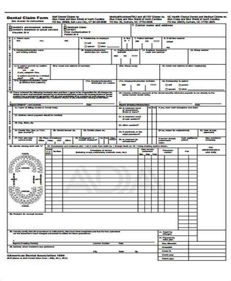 Humana Dental Claim Forms Printable