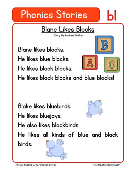 First Grade Reading Comprehension Worksheets Page 4 Of 7 Have Fun