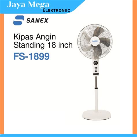 Jual Sanex Inch Jumbo Kipas Angin Berdiri Stand Fan Fs Baling