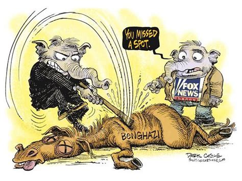 Political Cartoon Fox News Benghazi The Week