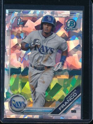 Wander Franco St Bowman Chrome Atomic Refractor Rays Rookie Card