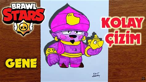 Brawl Stars Karakter Çİzİmİ Gene Kolay Çİzİmler Youtube