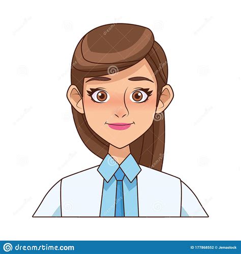 Female Doctor Avatar Character Icon Stock Vector Illustration Of