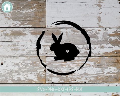 Bunny Silhouette SVG, Bunny Silhouette Svg, Silhouette Easter Bunny ...