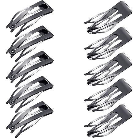 Amazon Pieces Double Grip Hair Clips Metal Snap Hair Clips