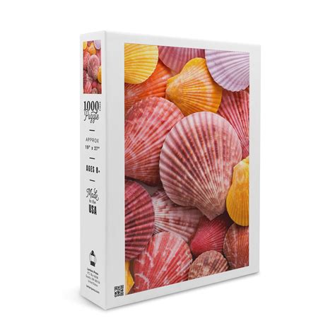 Colorful Seashells Piece Puzzle Size X Challenging Jigsaw