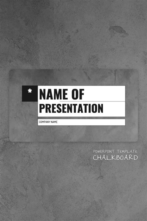 Powerpoint Template Chalkboard – MasterBundles