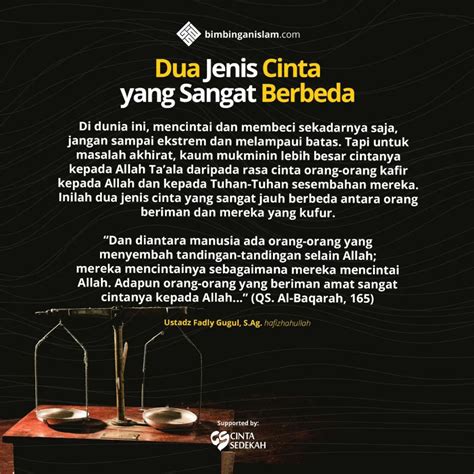 Di Dunia Ini Mencintai Dan Membeci Sekedarnya Saja Jangan Sampai