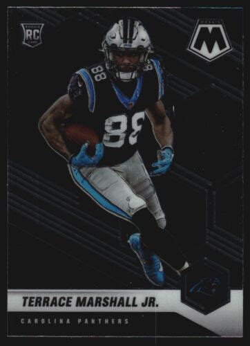 2021 Panini Mosaic Panthers Football Card 318 Terrace Marshall Jr