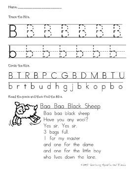 Alphabet Poem Worksheets By Teaching Hearts And Minds TpT