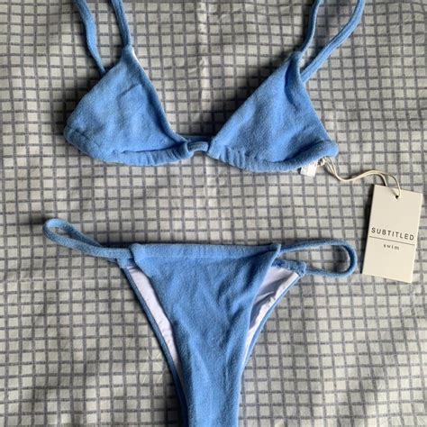 Subtitled Bikini Set Only Tried On Once New With Tags Depop