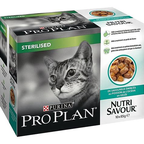 Purina Pro Plan Nutri Savour Sterilised comida húmeda en gelatina para