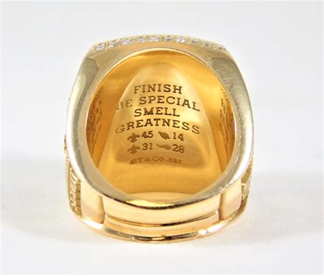 New Orleans Saints Super Bowl Ring For Sale at 1stdibs