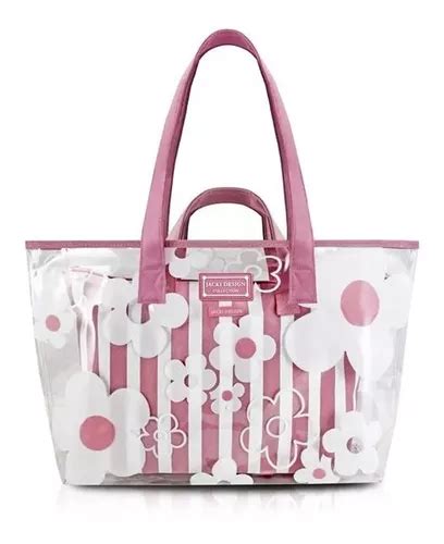 Kit De Bolsa De Pe As Jacki Design Bem Me Quer Ahl Cor Rosa