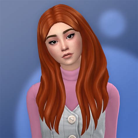 QICC Iona Hair Téléchargement CC Sims Par Quirky Introvert Amaz Sims