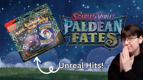 Opening A Paldean Fates Blister Pack YouTube