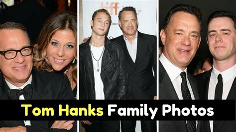 Tom Hanks Family Pics