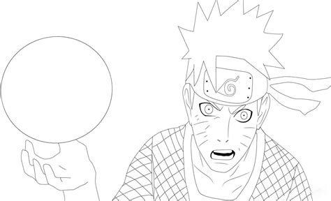 Naruto Rasengan Coloring Pages