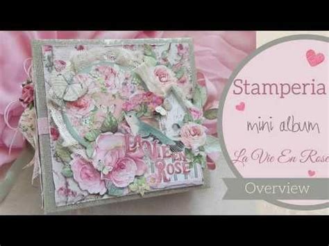 Stamperia Mini Album Overview House Of Roses Marina Manioti Youtube