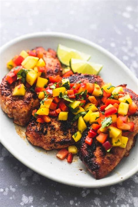 Mango Salsa Chicken Creme De La Crumb