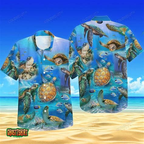 Sea Turtle Aloha Hawaiian Shirt