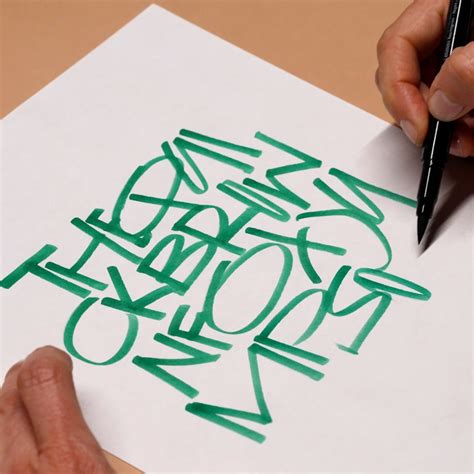 Variations on capital letters - Fabriano