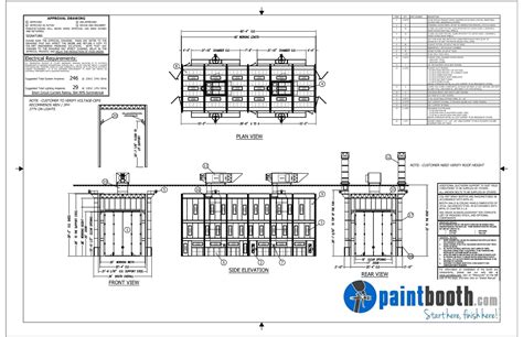 Truck Side Downdraft Paint Booth Paintbooth