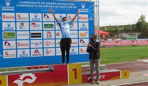 Duatlón Sonia Bejarano campeona de España de duatlón en Soria 2020