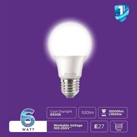 Jual Ecolink Lampu Led Bulb Bohlam W Watt Watt W Garansi Tahun