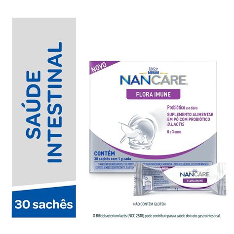 Suplemento Pediátrico Nancare Flora Imune 30 Sachês PanVel Farmácias