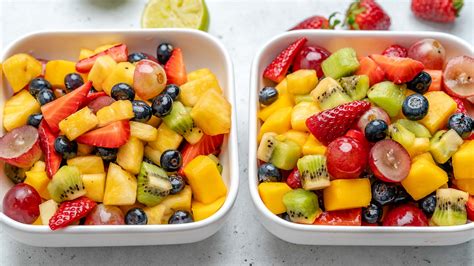 Quick Easy Fruit Salad Clean Food Crush