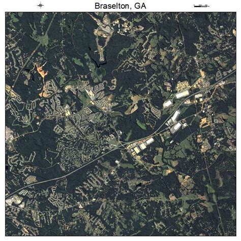 Aerial Photography Map of Braselton, GA Georgia