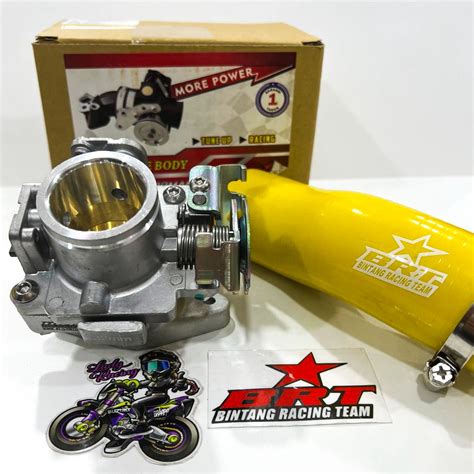 Jual THROTTLE BODY BRT TB VELOCITY BANANA SONIC SUPRA GTR CBR 150 LED