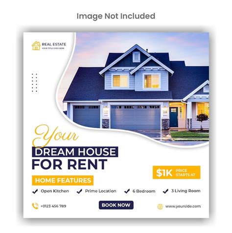 Premium Psd Home Rent Social Media Or Instagram Post Design Template