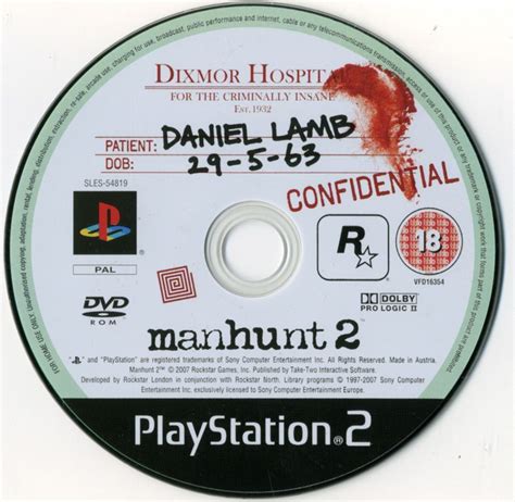 Manhunt 2 (2007) PlayStation 2 box cover art - MobyGames