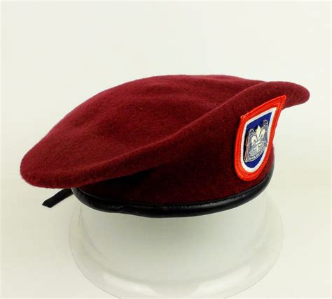 Us 82nd Airborne Division Beret Hat Military Beret Flash Red Beret Dui