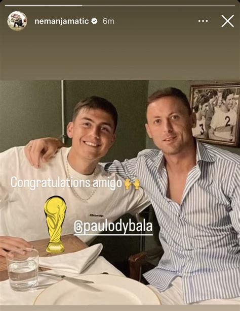 Instagram Messaggi Da Matic Abraham El Shaarawy Per Dybala Dopo Il