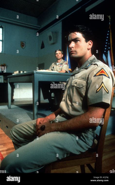 Cadence Year 1992 Director Martin Sheen Charlie Sheen Stock Photo - Alamy