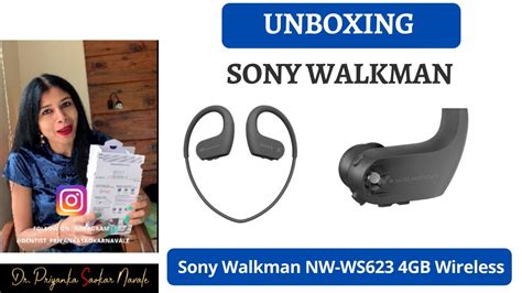 Unboxing Sony Walkman NW WS623 4GB Wireless MP3 Player With Bluetooth