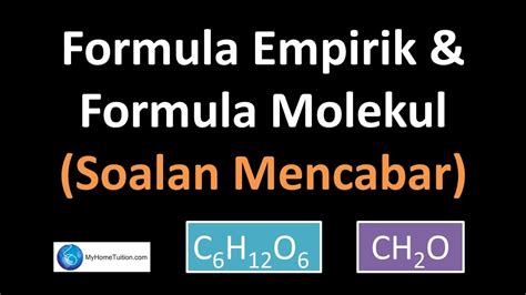 Formula Empirik Asid Etanoik Ravenminroth