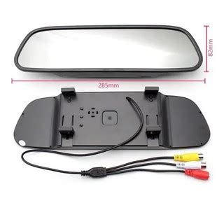 Retrovisor Visor Espelho Tela Lcd Veicular C Mera De R Shopee Brasil