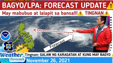 Bagyo Lpa May Papasok Ng Par Tingnan Weather Update Today November