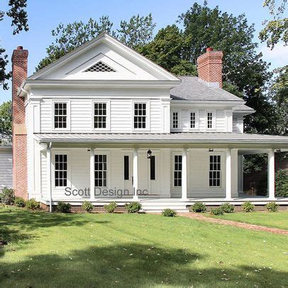 Greek Revival Farmhouse Plans - Cliffwood Greek Revival Residence ...