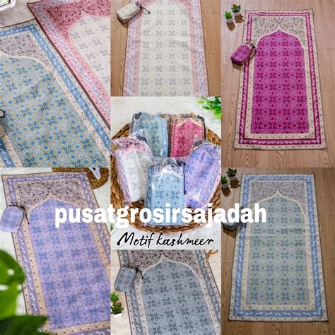 Jual Sajadah Travel Motif Kashmeer Sajadah Saku Sajadah Tipis Oleh