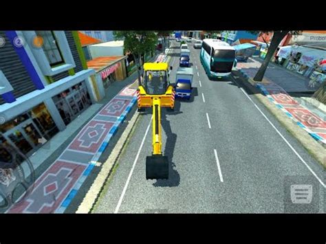 Euro Truck Jcb Dx Backhoe Loader Bull Dozzer Simulation Game Youtube